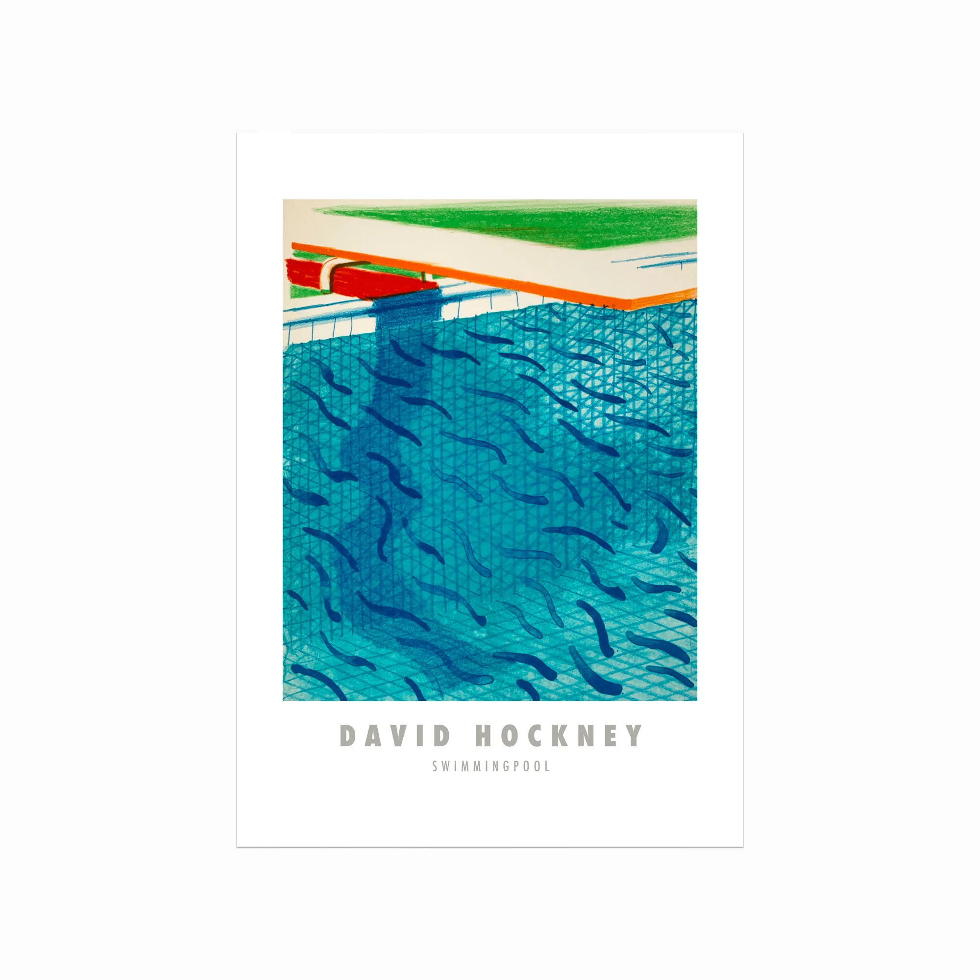 David Hockney Plakat Swimmingpool
