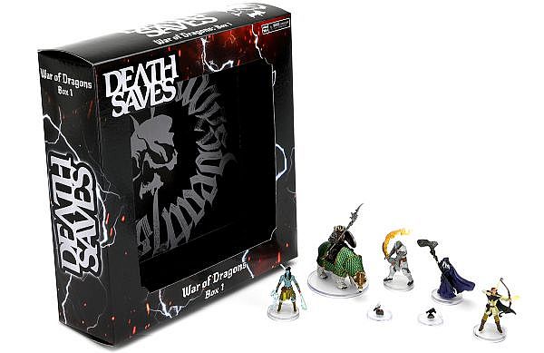 Death Saves Premium Painted Miniatures: War Of The Dragons Box