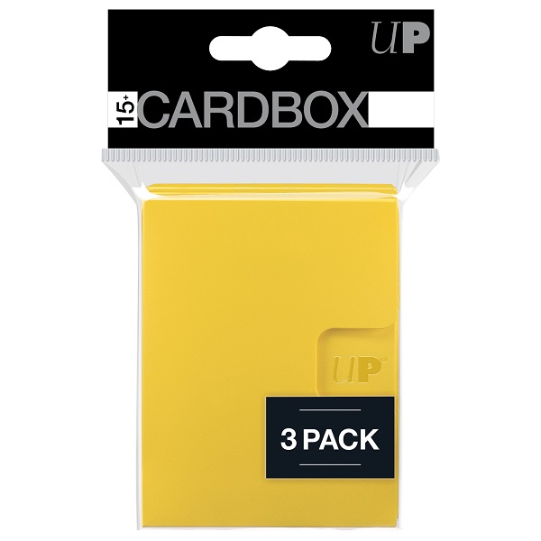 Deck Box Card Box Pro 15    -pack : Yellow Ultra Pro  85499