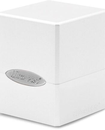 Deck Box Satin Cube: Arctic White  Hvid  Ultra Pro  15584