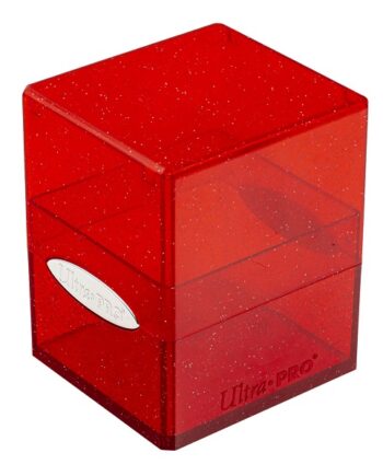 Deck Box Satin Cube: Glitter Red    195 184    Ultra Pro  16009