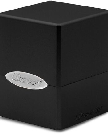 Deck Box Satin Cube: Jet Black  Sort  Ultra Pro  15585
