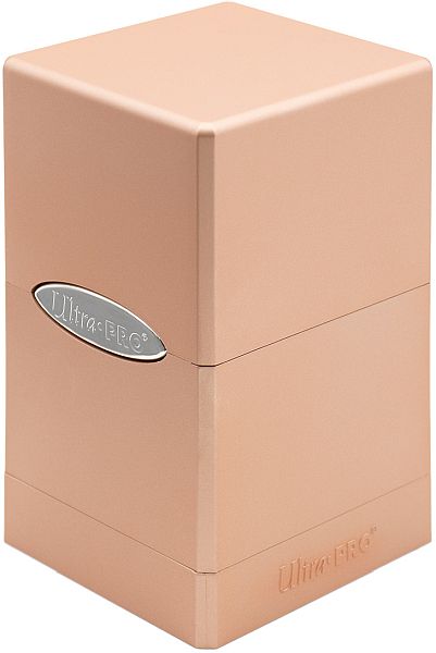 Deck Box Satin Tower: Metallic Rose Gold Ultra Pro  15265