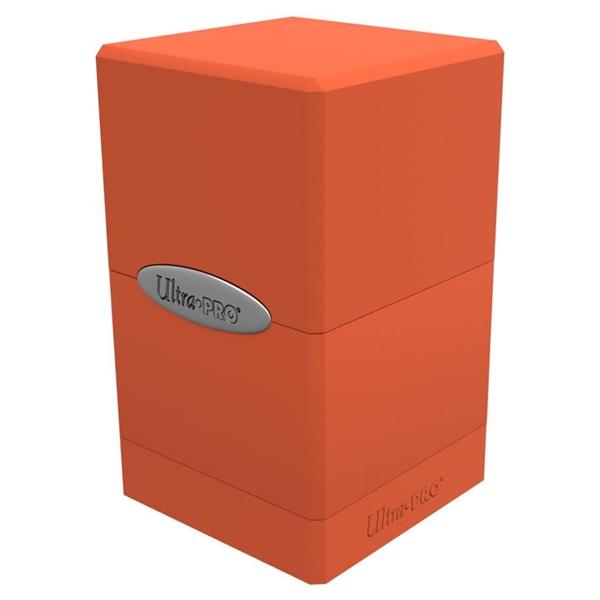 Deck Box Satin Tower: Pumpkin Orange Ultra Pro  15732