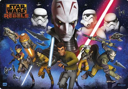 Desk Mat   195 165 Rd Bordm 195 165 Tte Bordsk 195 165 Ner Star Wars Rebels 34 5x49   Cm