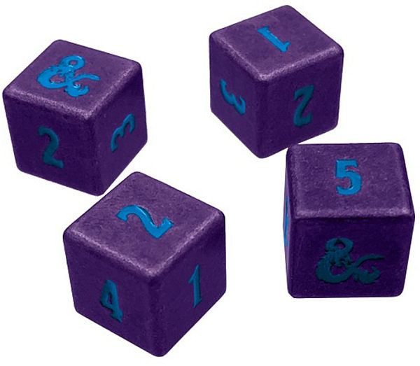 Dice   Sidede  D6  Terninger Dungeons   Dragons: Heavy Metal Underdark Purple And Sky Blue       Ultra Pro  19859