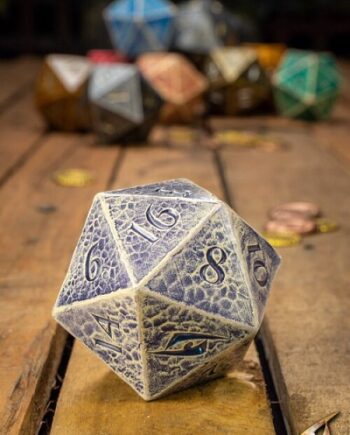Dice 20 Sidede  D20  Terninger Purple Epic Armoury   5cm