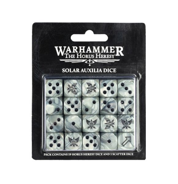 Dice  Terninger  The Horus Heresy: Solar Auxilia Dice  19d6   Scatter Die  99223005001