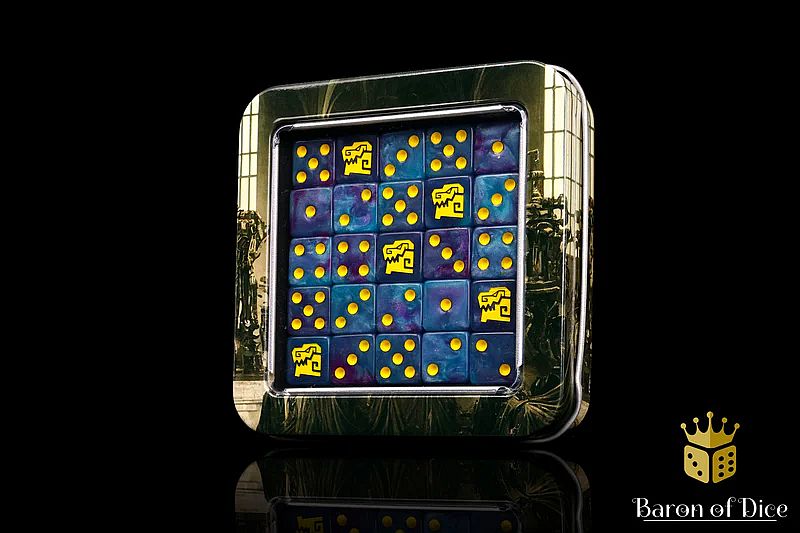 Dice Terninges 195 166   25 Terninger Baron Of Dice: D6   -sidet  Aztec Gators  Square Corners