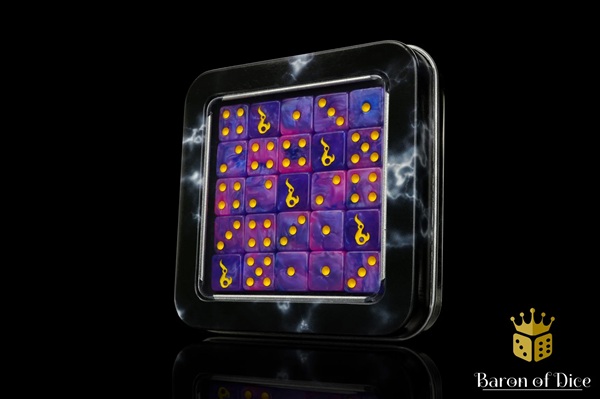 Dice Terninges 195 166   25 Terninger Baron Of Dice: D6   -sidet  Eternal Flame  Square Corners