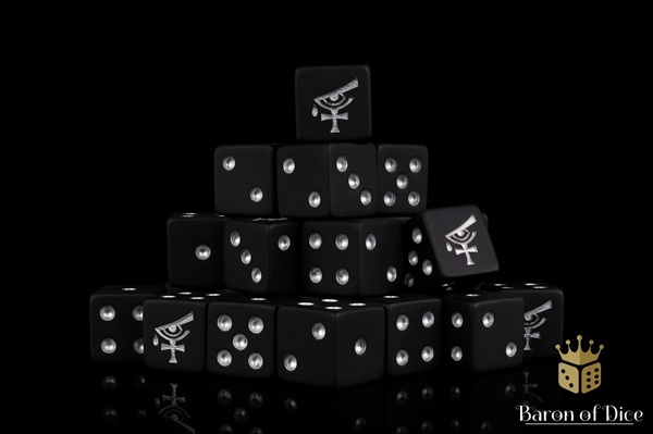 Dice Terninges 195 166   25 Terninger Baron Of Dice: D6   -sidet  Eye Of Isha  Square Corners