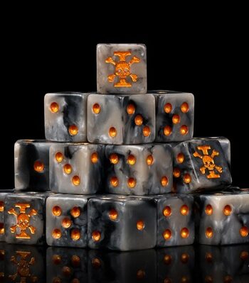 Dice Terninges 195 166   25 Terninger Baron Of Dice: D6   -sidet  Inquisition Order  Square Corners