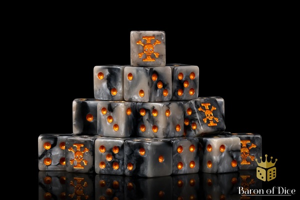 Dice Terninges 195 166   25 Terninger Baron Of Dice: D6   -sidet  Inquisition Order  Square Corners