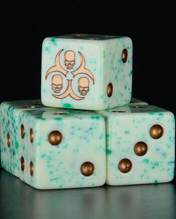 Dice Terninges 195 166   25 Terninger Baron Of Dice: D6   -sidet  Pestilence  Square Corners