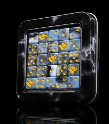 Dice Terninges 195 166   25 Terninger Baron Of Dice: D6   -sidet  Snow Direwolf  Square Corners