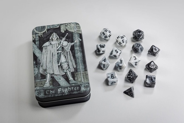 Dice Terninges 195 166   15 Terninger Beadle   Grimm   Character Class Classic Rpg: The Fighter Dice Set