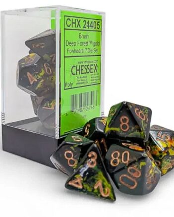 Dice Terninges 195 166     Terninger Brush Deep Forest With Gold