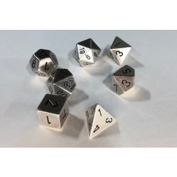 Dice Terninges 195 166     Terninger Solid Metal Silver Colour