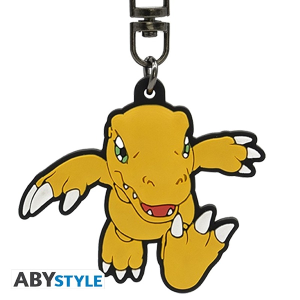 Digimon Agumon Pvc Keychain     195 184 Glering