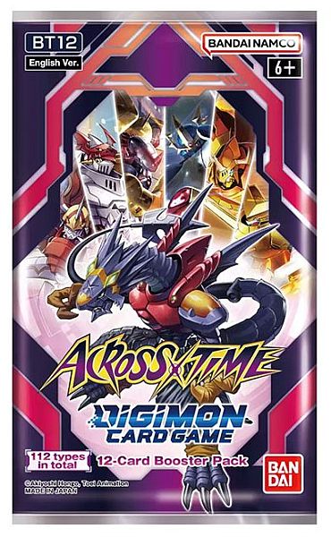 Digimon Card Game Bt12: Across Time Booster Pack