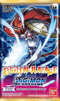 Digimon Card Game Ex02: Digital Hazard  Tamers 20th Anniversary  Booster Pack