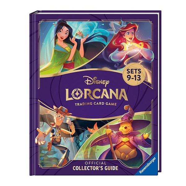 Disney Lorcana Tcg: Official Collector   Guide Book: Sets 09-13
