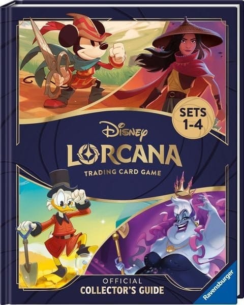 Disney Lorcana Tcg: Official Collector   Guide Book: Sets 01-04