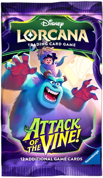 Disney Lorcana Tcg: Set 13 Attack Of The Vine  Booster Pack