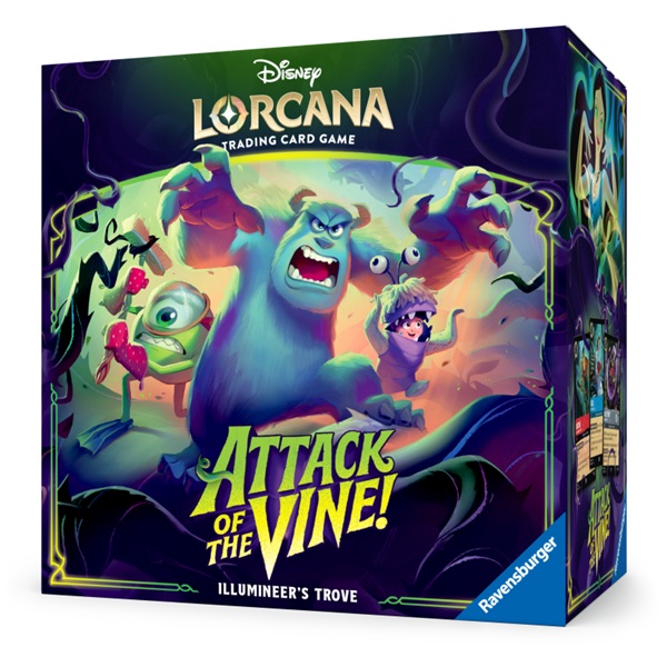 Disney Lorcana Tcg: Set 13 Attack Of The Vine  Illumineer   Trove    Booster Packs