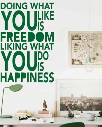 Doing What Wallsticker