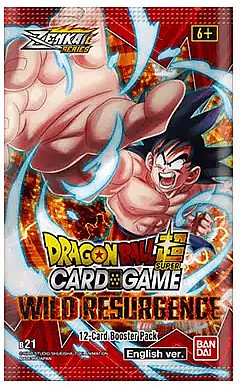 Dragon Ball Super Tcg: Booster Pack Set 21: Zenkai Series 04 Wild Resurgence