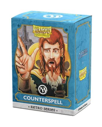 Dragon Shield Deck Protectors Brushed Art Sleeves: Magic: The Gathering Retro Series: Counterspell 100 Lommer Dragonshield Sleeves  At-16532