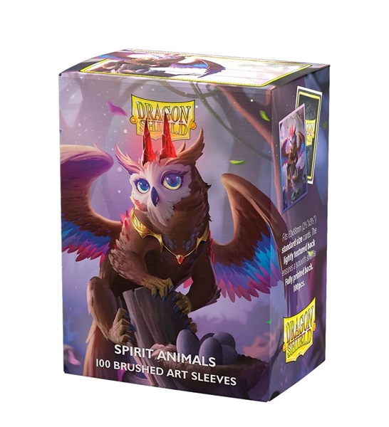 Dragon Shield Deck Protectors Brushed Art Sleeves: The Dragowlis 100 Lommer Dragonshield Sleeves  At-12132