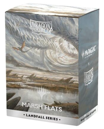 Dragon Shield Deck Protectors License Sleeves: Magic: The Gathering Landfall Series: Marsh Flats 100 Lommer Dragonshield Sleeves  At-16505