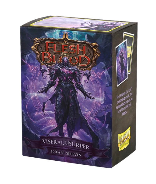Dragon Shield Deck Protectors Matte Art Sleeves: Flesh And Blood Viserai  Usurper 100 Lommer Dragonshield Sleeves  At-16184