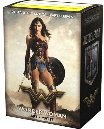 Dragon Shield Deck Protectors Matte Art Sleeves: Justice League Wonder Woman 100 Lommer Dragonshield Sleeves  At-16016