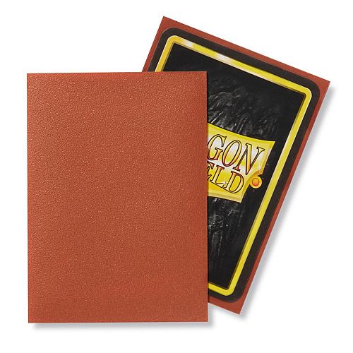 Dragon Shield Deck Protectors Matte: Copper  Kobber  100 Lommer Dragonshield Sleeves  At-11016