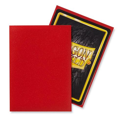 Dragon Shield Deck Protectors Matte: Crimson 100 Lommer Dragonshield Sleeves  At-11021