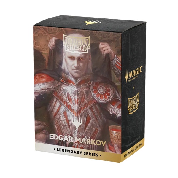 Dragon Shield Deck Protectors Matte Dual Art Sleeves: Magic: The Gathering Legendary Series: Edgar Markov 100 Lommer Dragonshield Sleeves  At-16537