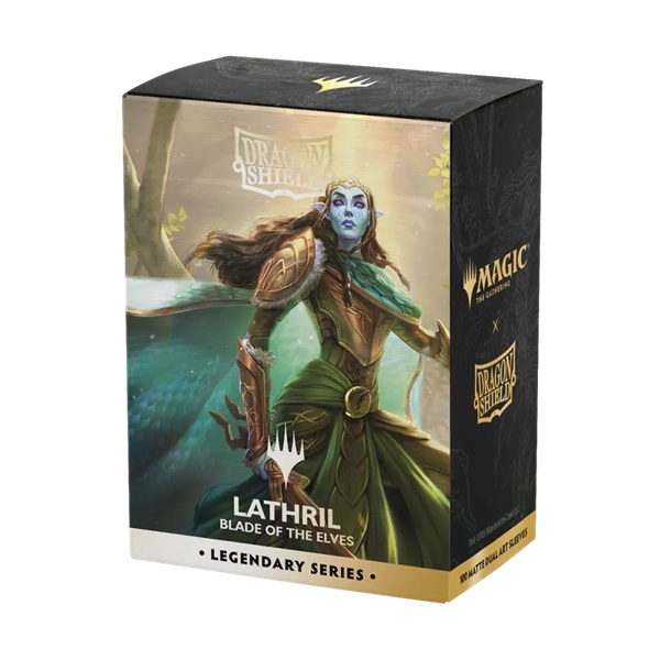 Dragon Shield Deck Protectors Matte Dual Art Sleeves: Magic: The Gathering Legendary Series: Lathril  Blade Of The Elves 100 Lommer Dragonshield Sleeves  At-16538