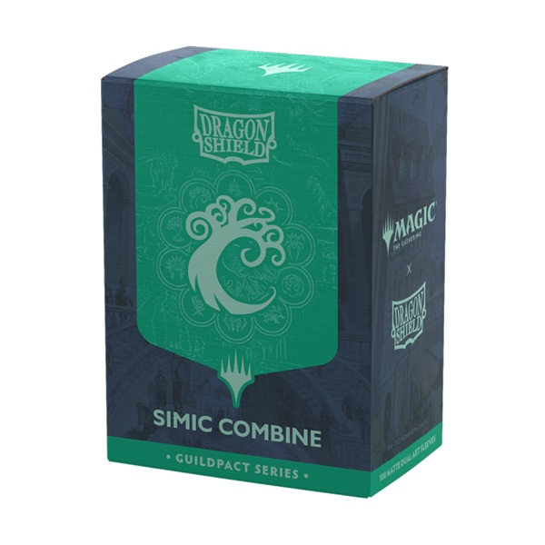 Dragon Shield Deck Protectors Matte Dual Art Sleeves: Magic: The Gathering: The Guildpact Series Simic Combine 100 Lommer Dragonshield Sleeves  At-16512