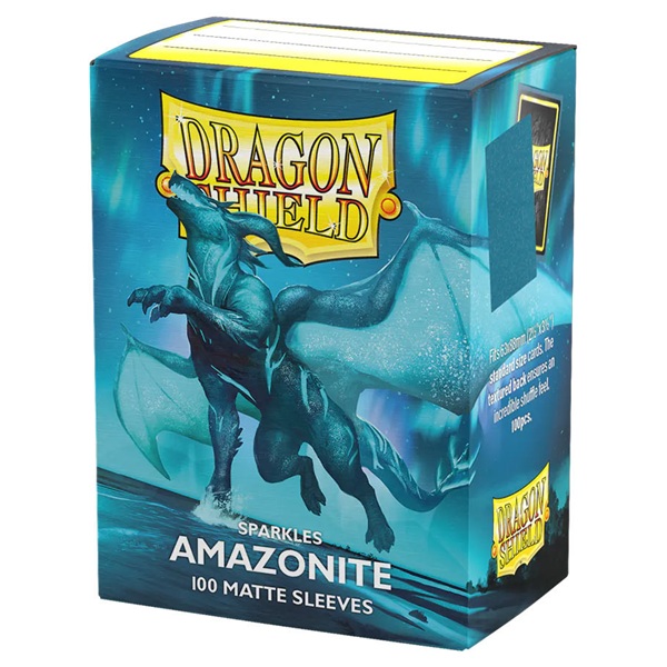 Dragon Shield Deck Protectors Matte Sleeves: Amazonite 100 Lommer Dragonshield Sleeves  At-11062