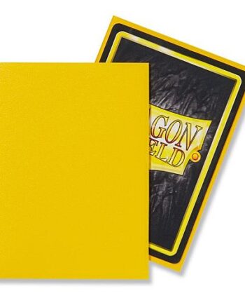 Dragon Shield Deck Protectors Matte: Yellow  Gul  100 Lommer Dragonshield Sleeves  At-11014