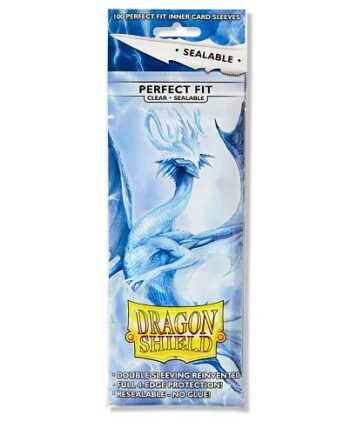 Dragon Shield Deck Protectors Perfect Fit Clear Sealable  Til Standard 63x88mm Kort  100 Lommer Dragonshield Sleeves  At-13201