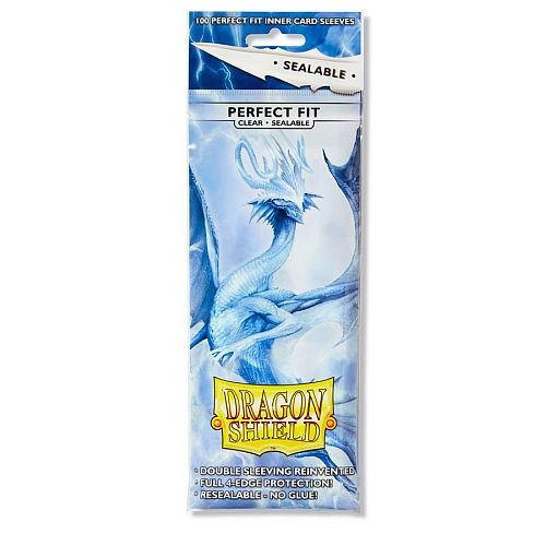 Dragon Shield Deck Protectors Perfect Fit Clear Sealable  Til Standard 63x88mm Kort  100 Lommer Dragonshield Sleeves  At-13201