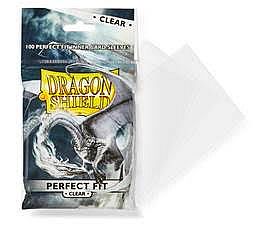 Dragon Shield Deck Protectors Perfect Fit Clear  Til Standard 63x88mm Kort  100 Lommer Dragonshield Sleeves  At-13001