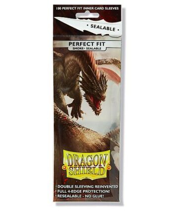 Dragon Shield Deck Protectors Perfect Fit Smoke Sealable  Til Standard 63x88mm Kort  100 Lommer Dragonshield Sleeves  At-13223