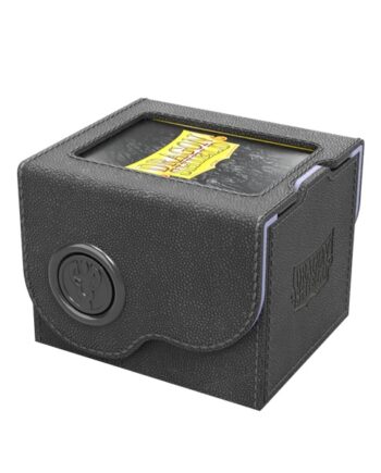 Dragon Shield: Dragon Lock System Dragon Box 100  Black   Lilac Plads Til 100  Kort   Lommer Dragonshield  At-40820