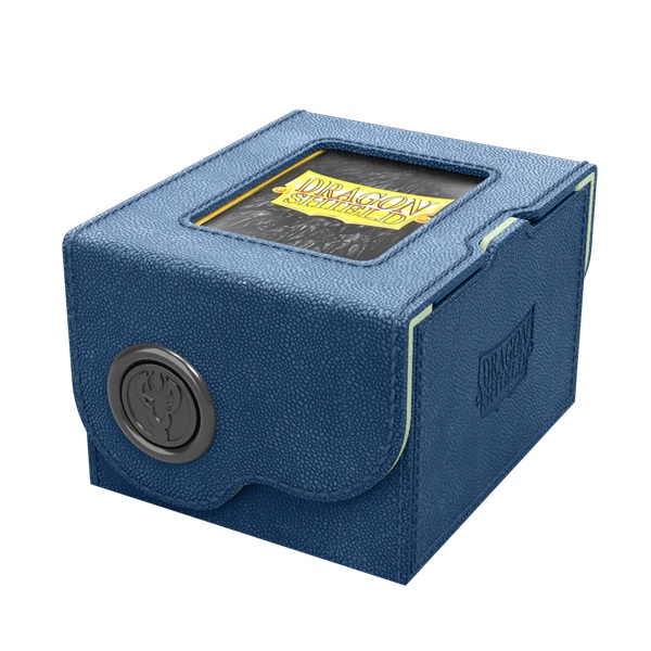 Dragon Shield: Dragon Lock System Dragon Box 150  Blue   Mint Plads Til 150  Kort   Lommer Dragonshield  At-40824
