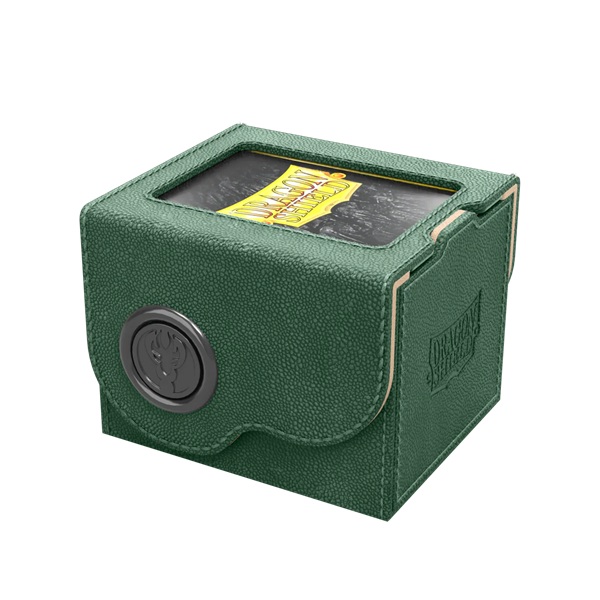 Dragon Shield: Dragon Lock System Dragon Box 100  Green   Sand Plads Til 100  Kort   Lommer Dragonshield  At-40817
